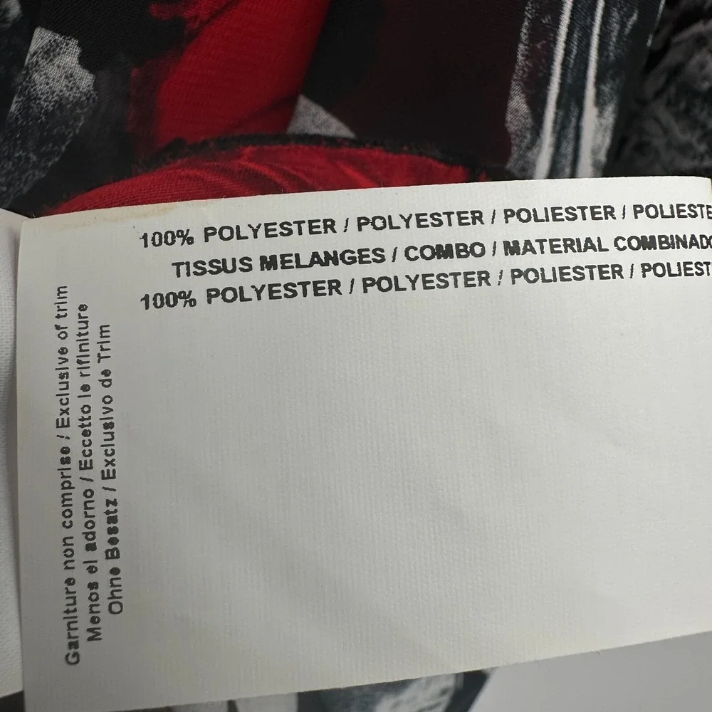 Joseph Ribkoff Top Shirt Size 10 Chiffon Overlay 3/4 Kimono Sleeve Romantic Boho - Picture 11 of 12